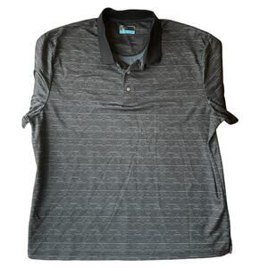 PGA Tour Golf Men Short Sleeve Polo Shirt Size 2XL, Gray
